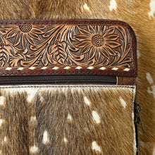 Load image into Gallery viewer, Nottingham Hand Tooled Leather Suitcase
