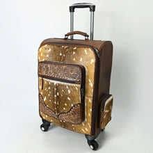 Load image into Gallery viewer, Nottingham Hand Tooled Leather Suitcase
