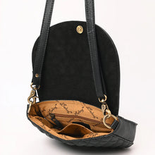 Load image into Gallery viewer, Windmill Way Hand Tooled Leather Crossbody Purse

