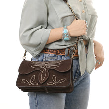 Load image into Gallery viewer, The Glory Suede Boot Stitch Purse
