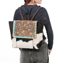 Load image into Gallery viewer, Ashfall Western Leather Backpack
