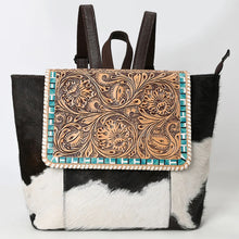 Load image into Gallery viewer, Ashfall Western Leather Backpack
