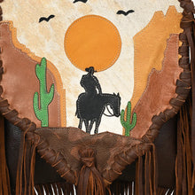 Load image into Gallery viewer, Sierra Dawn Leather Crossbody Purse
