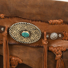 Load image into Gallery viewer, Aztec Aura Leather Crossbody Purse
