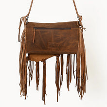 Load image into Gallery viewer, Aztec Aura Leather Crossbody Purse
