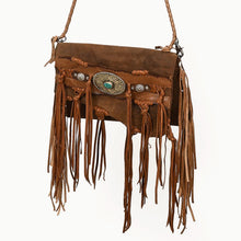 Load image into Gallery viewer, Aztec Aura Leather Crossbody Purse

