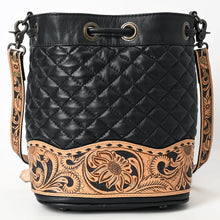 Load image into Gallery viewer, Stampede Hand Tooled Leather Crossbody Purse
