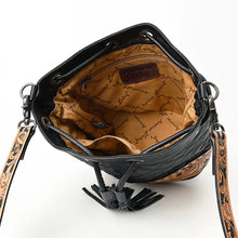 Load image into Gallery viewer, Stampede Hand Tooled Leather Crossbody Purse
