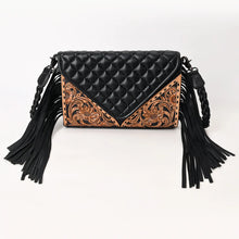 Load image into Gallery viewer, Blazing Saddle Hand Tooled Leather Crossbody Purse
