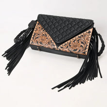 Load image into Gallery viewer, Blazing Saddle Hand Tooled Leather Crossbody Purse
