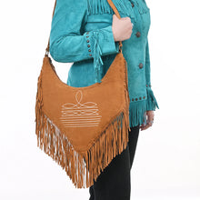 Load image into Gallery viewer, Stagecoach Suede Leather Shoulder Bag
