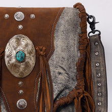 Load image into Gallery viewer, Desert Dunes Leather Crossbody Purse
