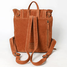 Load image into Gallery viewer, Willa Genuine Suede Fringe Western Backpack with Coin Conchos
