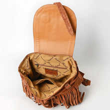 Load image into Gallery viewer, Willa Genuine Suede Fringe Western Backpack with Coin Conchos
