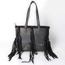 Load image into Gallery viewer, Mystic Meadow Leather Shoulder Tote Bag

