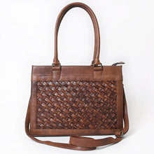 Load image into Gallery viewer, Country Woven Hand Tooled Leather Shoulder Bag
