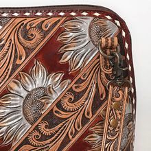 Load image into Gallery viewer, Maverick Hand Tooled Leather Crossbody Purse
