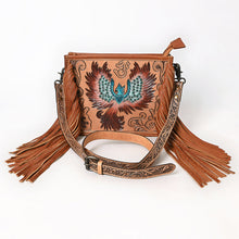 Load image into Gallery viewer, Empress Fire Hand Tooled Leather Crossbody Purse
