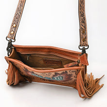 Load image into Gallery viewer, Empress Fire Hand Tooled Leather Crossbody Purse
