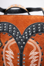 Load image into Gallery viewer, Sunset Butte Suede Leather Tote Bag
