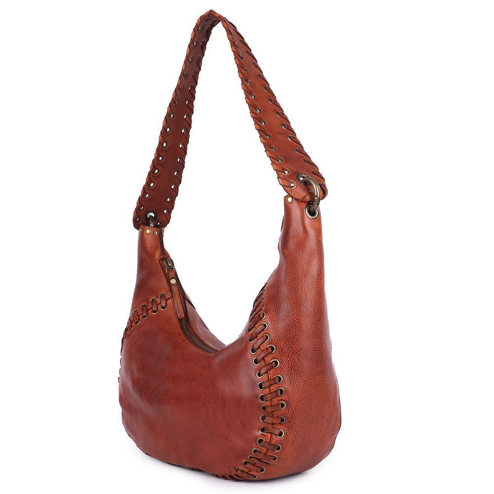 Firenze Italian Leather Hobo Purse