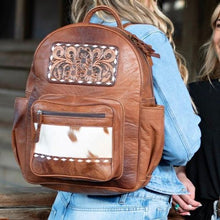 Load image into Gallery viewer, City Slicker Western Leather Backpack
