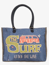 Load image into Gallery viewer, Marley Recycled Military Canvas Market Tote
