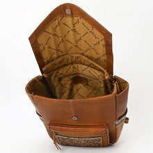 Load image into Gallery viewer, West Bend Western Leather Backpack

