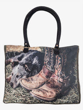 Load image into Gallery viewer, Marley Recycled Military Canvas Market Tote
