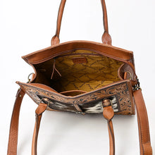 Load image into Gallery viewer, Coyote Moon Hand Tooled Leather Shoulder Bag
