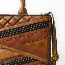 Load image into Gallery viewer, Desert Willow Western Leather Shoulder Tote Bag
