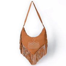 Load image into Gallery viewer, Stagecoach Suede Leather Shoulder Bag
