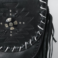 Load image into Gallery viewer, Moonlit Sage Leather Crossbody Purse
