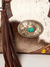 Load image into Gallery viewer, Las Cruces Western Leather Tote Bag
