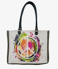 Load image into Gallery viewer, Marley Recycled Military Canvas Market Tote
