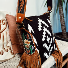 Load image into Gallery viewer, Genevieve Hand Tooled Leather Crossbody Purse
