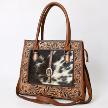 Load image into Gallery viewer, Coyote Moon Hand Tooled Leather Shoulder Bag
