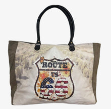 Load image into Gallery viewer, Marley Recycled Military Canvas Market Tote
