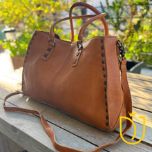 Load image into Gallery viewer, Circle Mountain Leather Crossbody Purse

