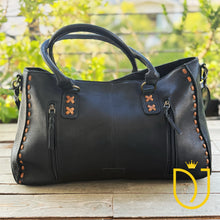 Load image into Gallery viewer, Black Mesa Leather Crossbody Purse
