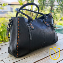 Load image into Gallery viewer, Black Mesa Leather Crossbody Purse
