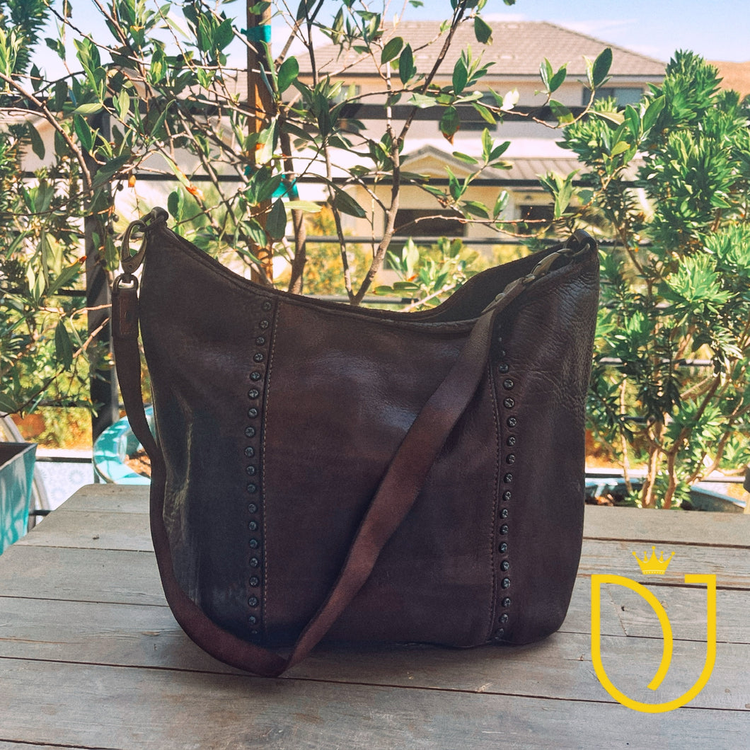 Apulia Italian Leather Shoulder Bag