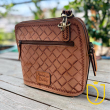 Load image into Gallery viewer, Rockwell Ranch Hand Tooled Leather Crossbody Purse
