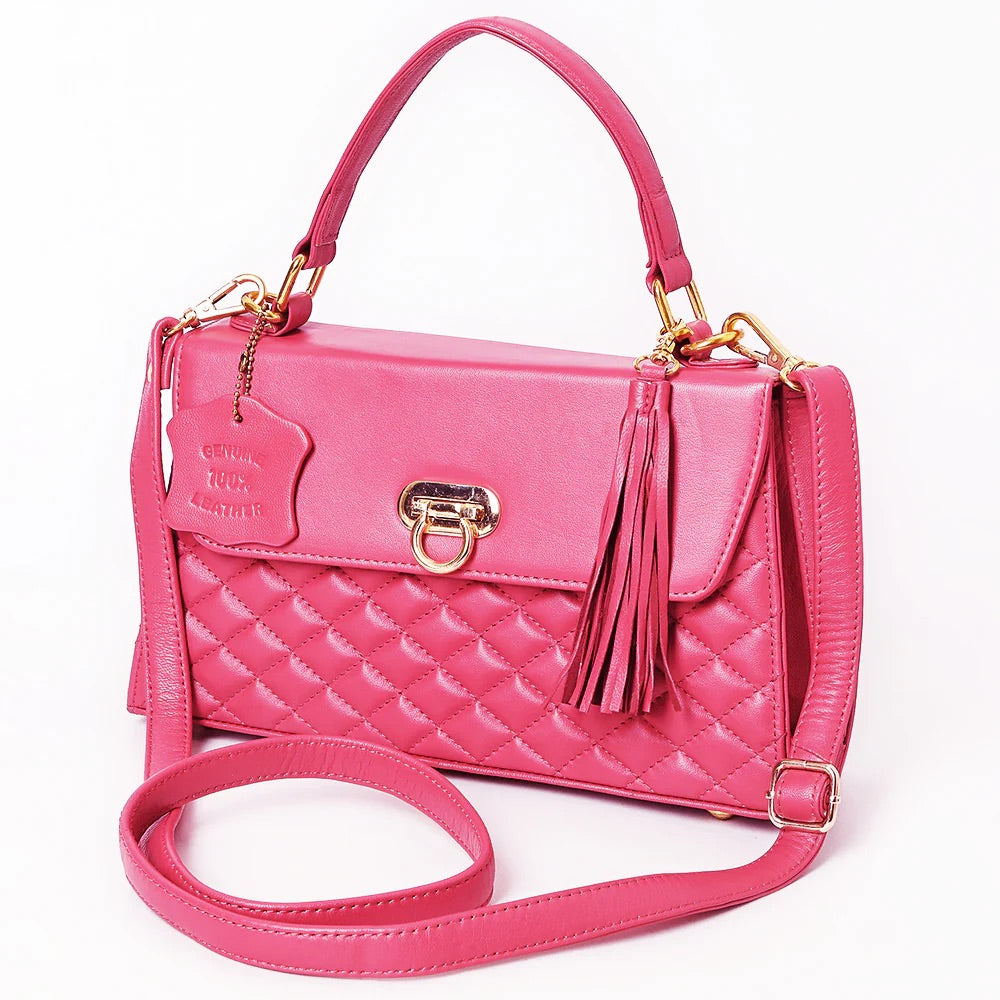 The Chateau Quilted Leather Purse