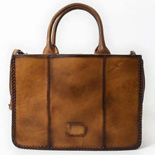 Load image into Gallery viewer, Desert Willow Western Leather Shoulder Tote Bag
