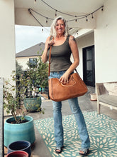 Load image into Gallery viewer, Circle Mountain Leather Crossbody Purse
