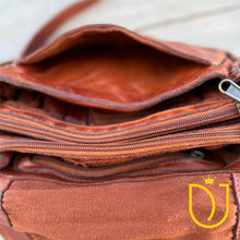 Load image into Gallery viewer, Potenza Italian Leather Crossbody Purse
