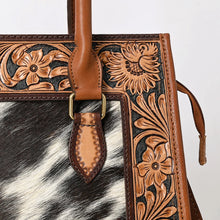 Load image into Gallery viewer, Coyote Moon Hand Tooled Leather Shoulder Bag
