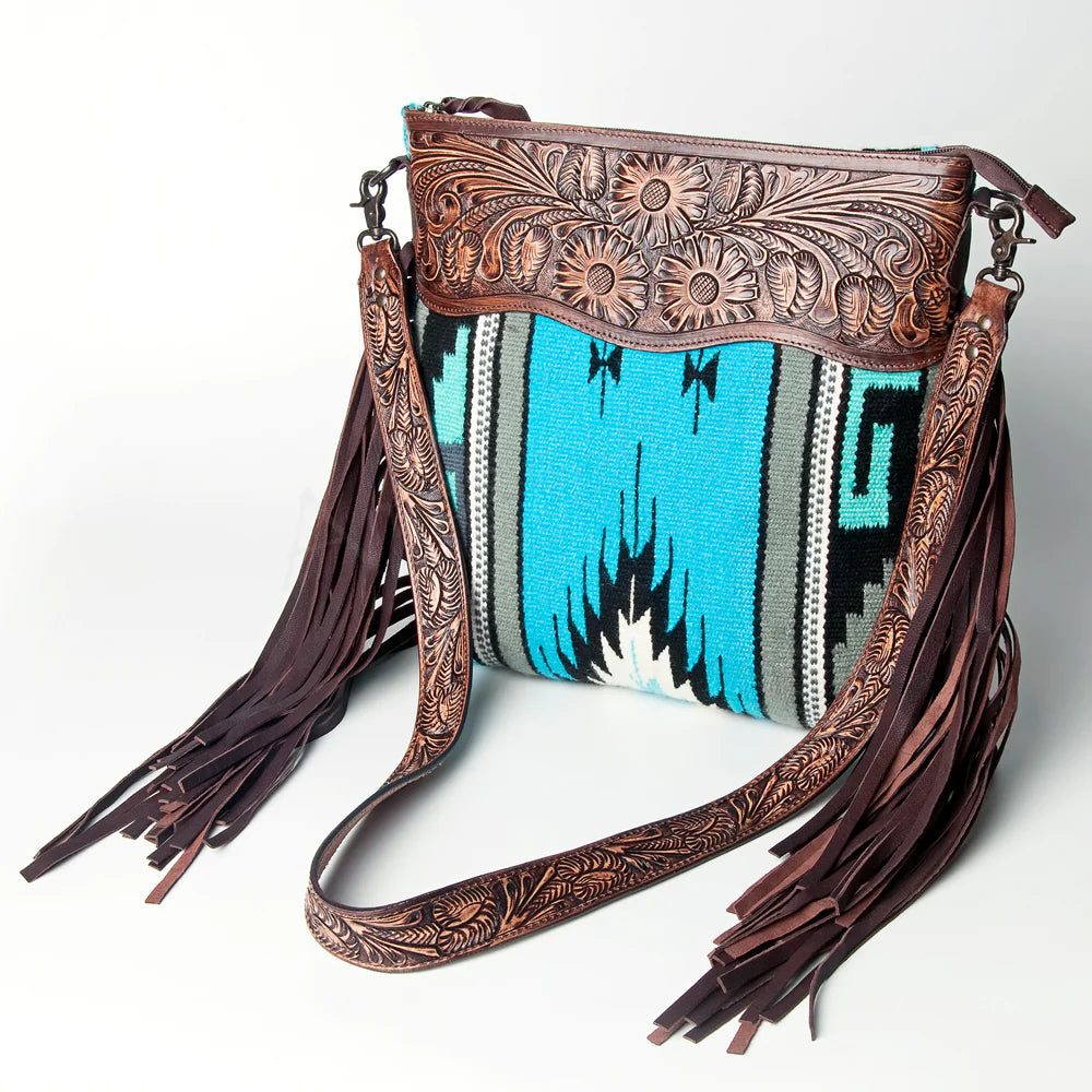 Overland Park Western Leather Crossbody Purse Dodi Jo s