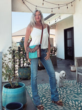 Load image into Gallery viewer, Ozark Lake Western Tooled Leather Crossbody Purse
